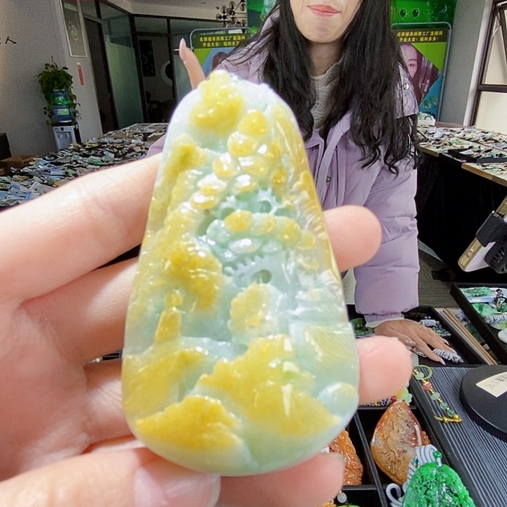 颈饰未镶嵌翡翠翡翠