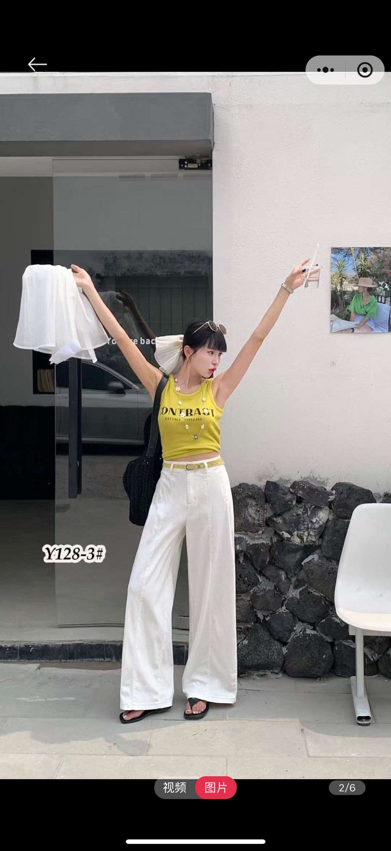 （孤品）陈陈严选慵懒风休闲牛仔裤