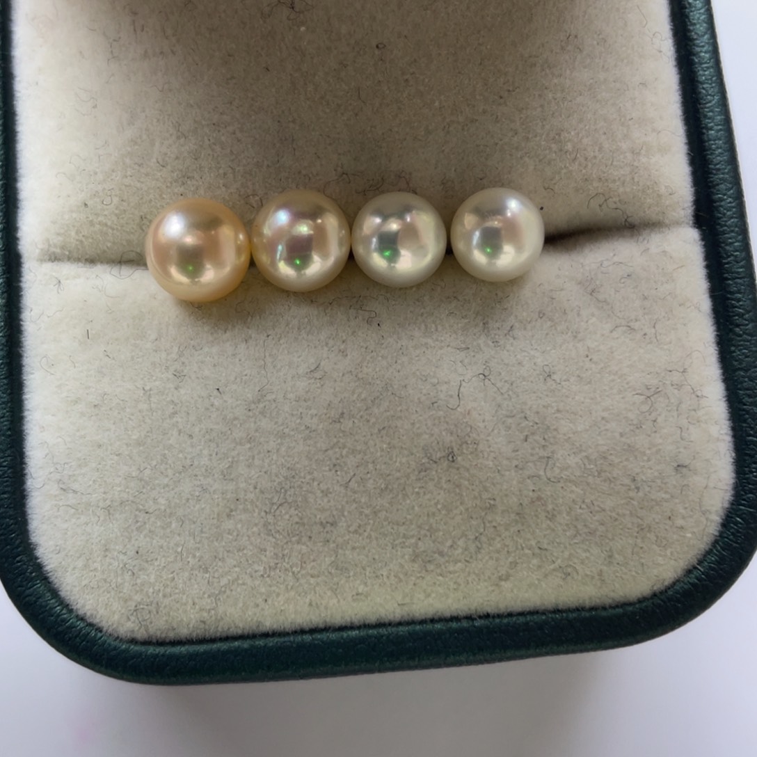 未镶嵌耳饰淡水珍珠发2对