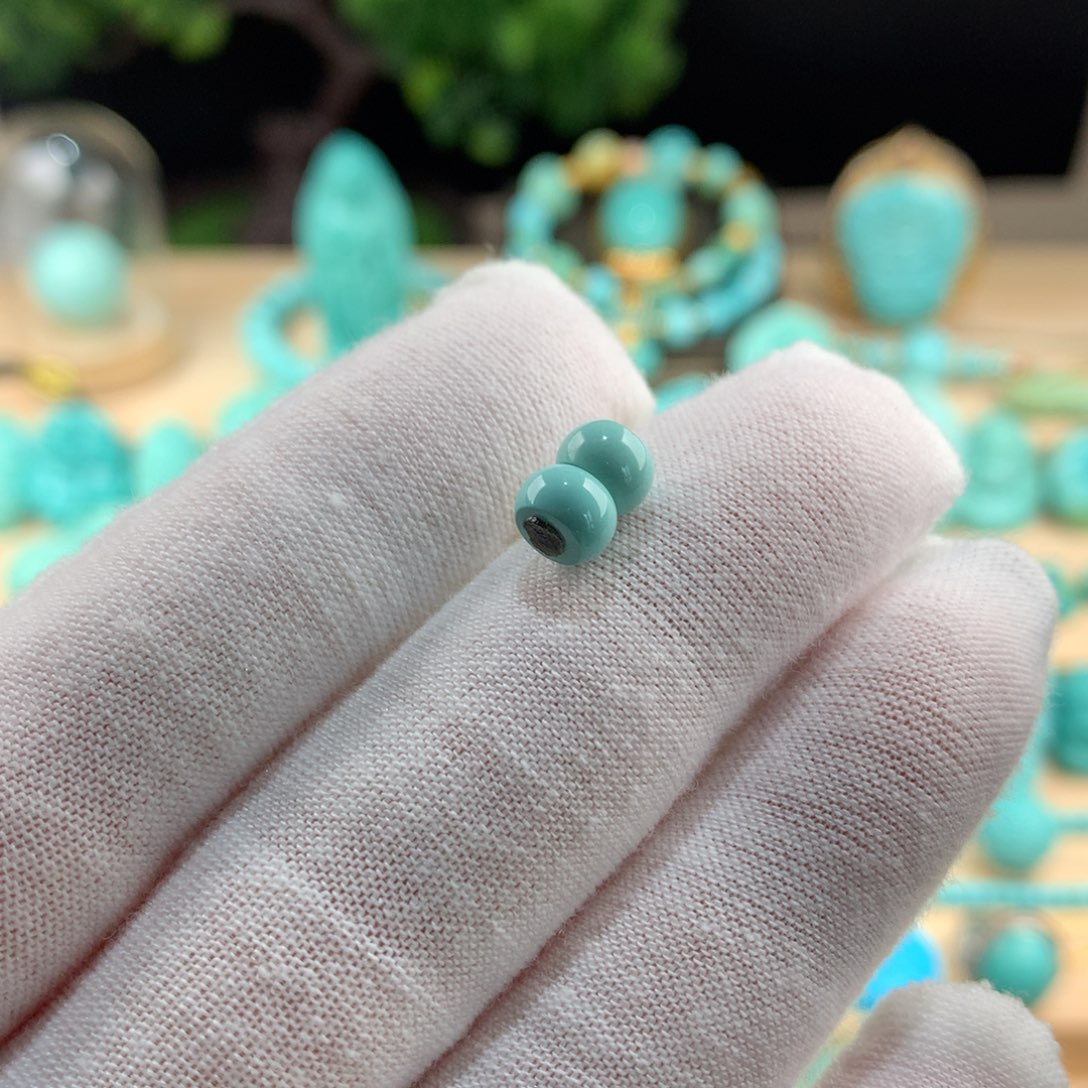 绿松石未镶嵌珠宝奇石卡6.5