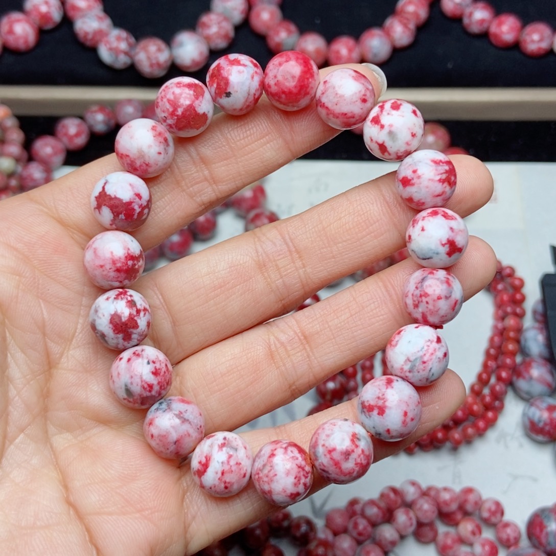 天然辰砂朱砂原石卡11