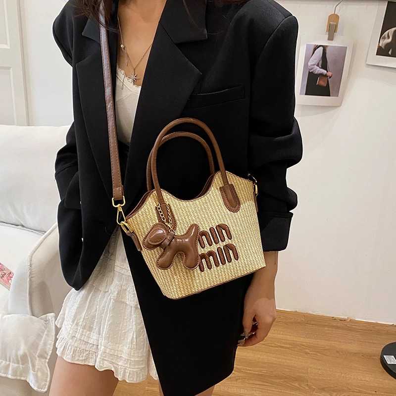 00Purse轻奢女包时尚百搭洋气菜篮子包单肩包斜挎包手提包8555