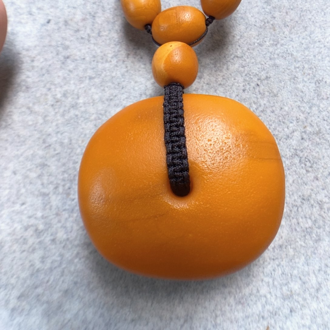 蜜蜡项链未镶嵌蜜蜡吊坠