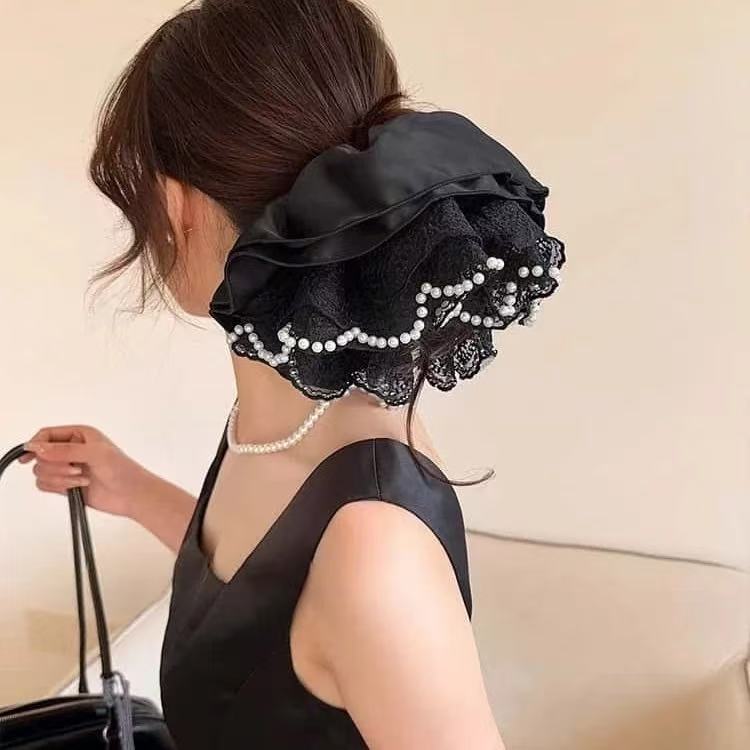 原创设计朋克风日韩女发圈发绳轻职风复古宫廷欧美风