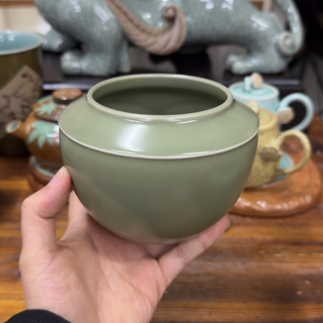 龙泉青瓷茶具微瑕2110