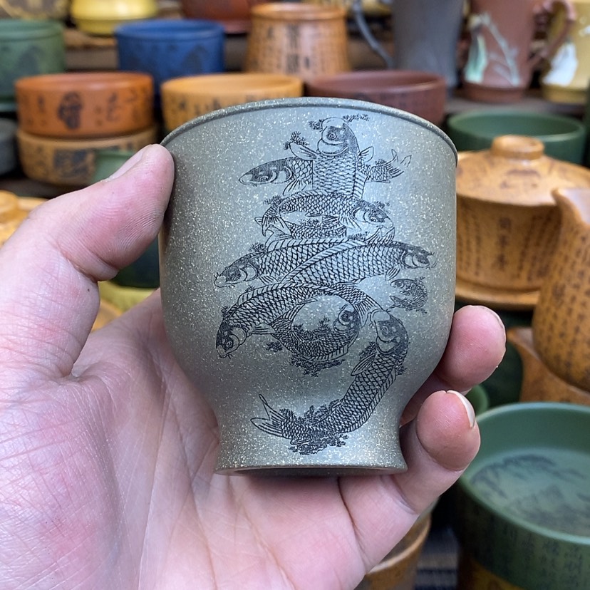 【闪购商品】紫砂杯子宜兴全手工紫砂杯