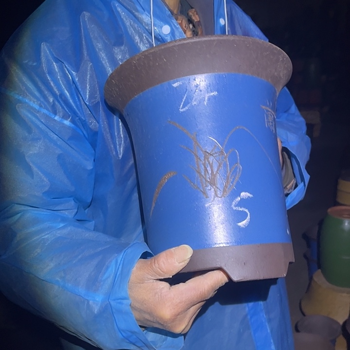 紫砂花盆紫砂花盆和小