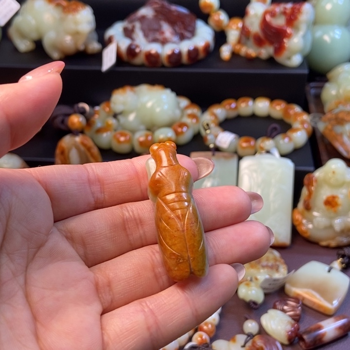 岫岩河磨玉（透闪石质玉）未镶嵌挂件