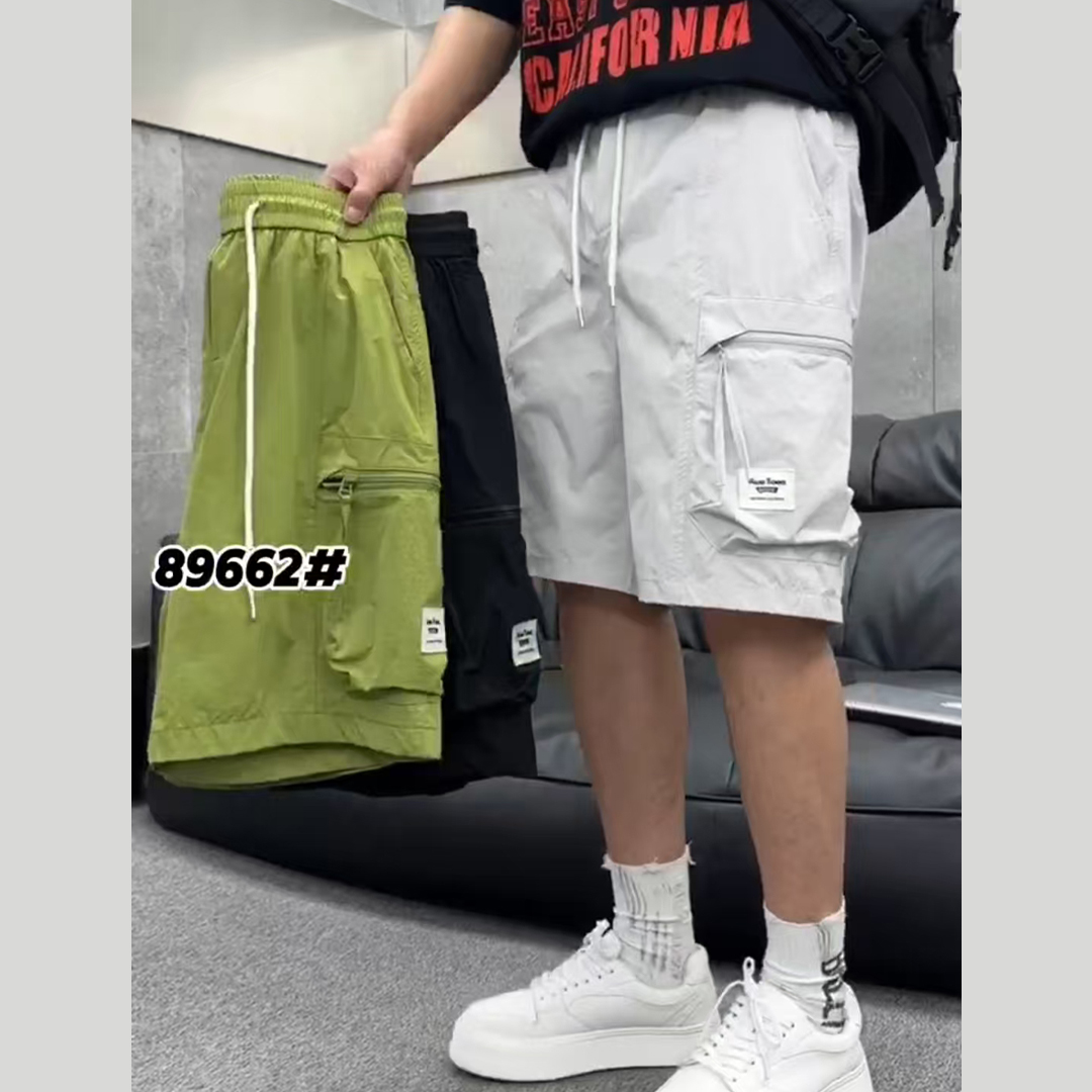 89662#【实体品质】男士夏季速干透气时尚百搭宽松舒适工装五分短裤
