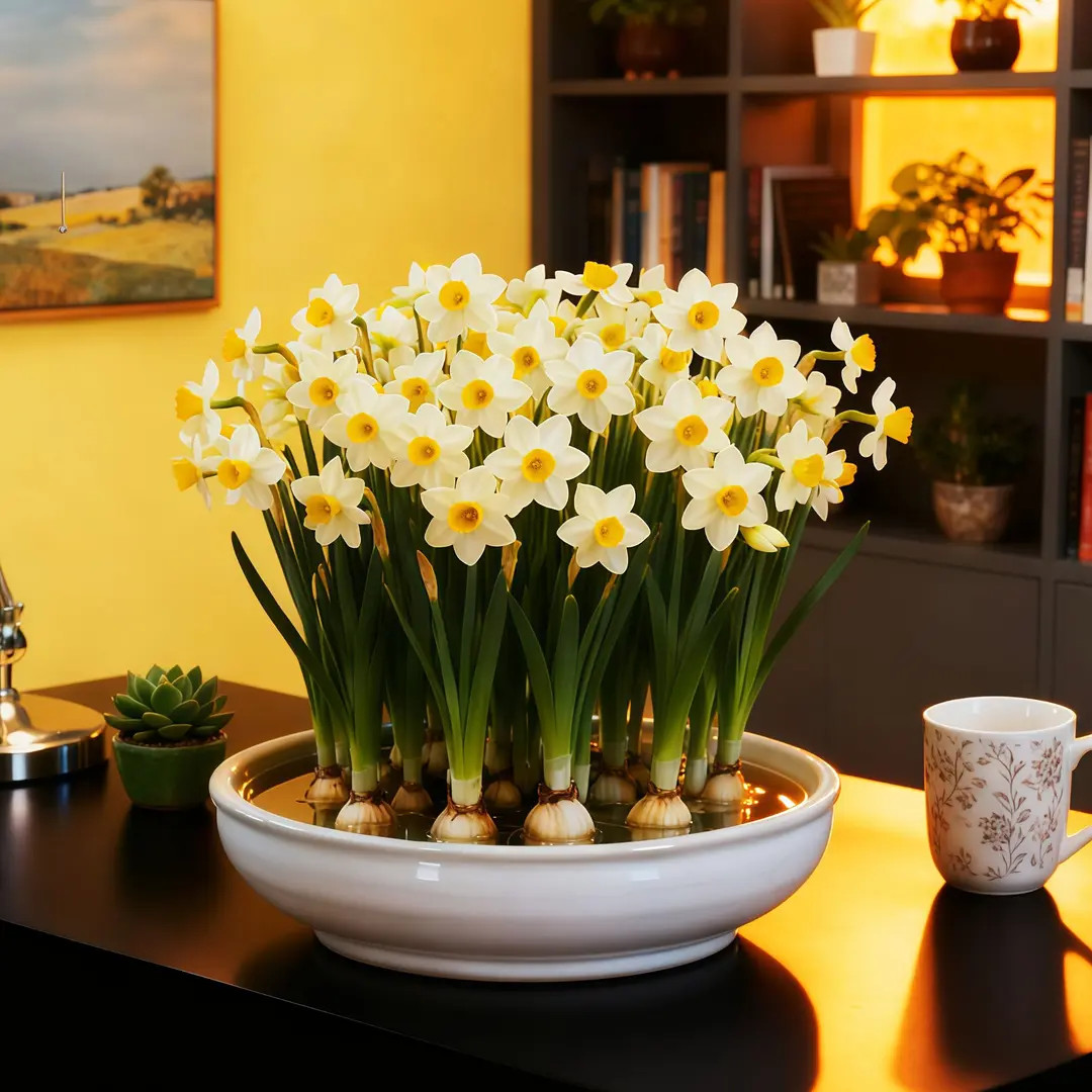 漳州水仙花种球种子盆栽水养花卉球种室内冬季水培植物花球带花苞