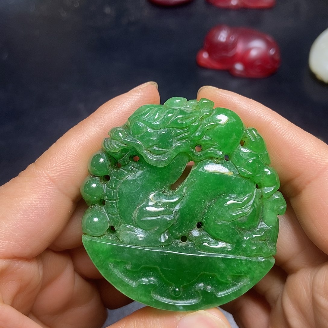 白玉菩提吊坠精品玉