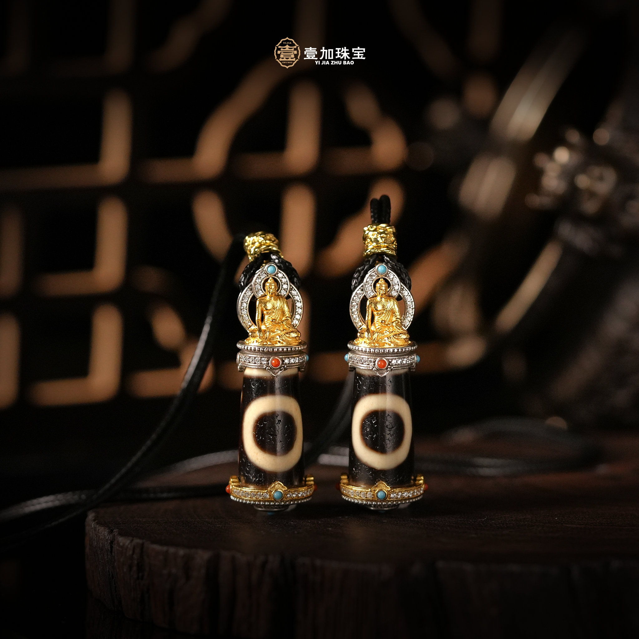 壹加师姐｜手工设计药师f银镶td玛瑙吊坠多样性发一0273v