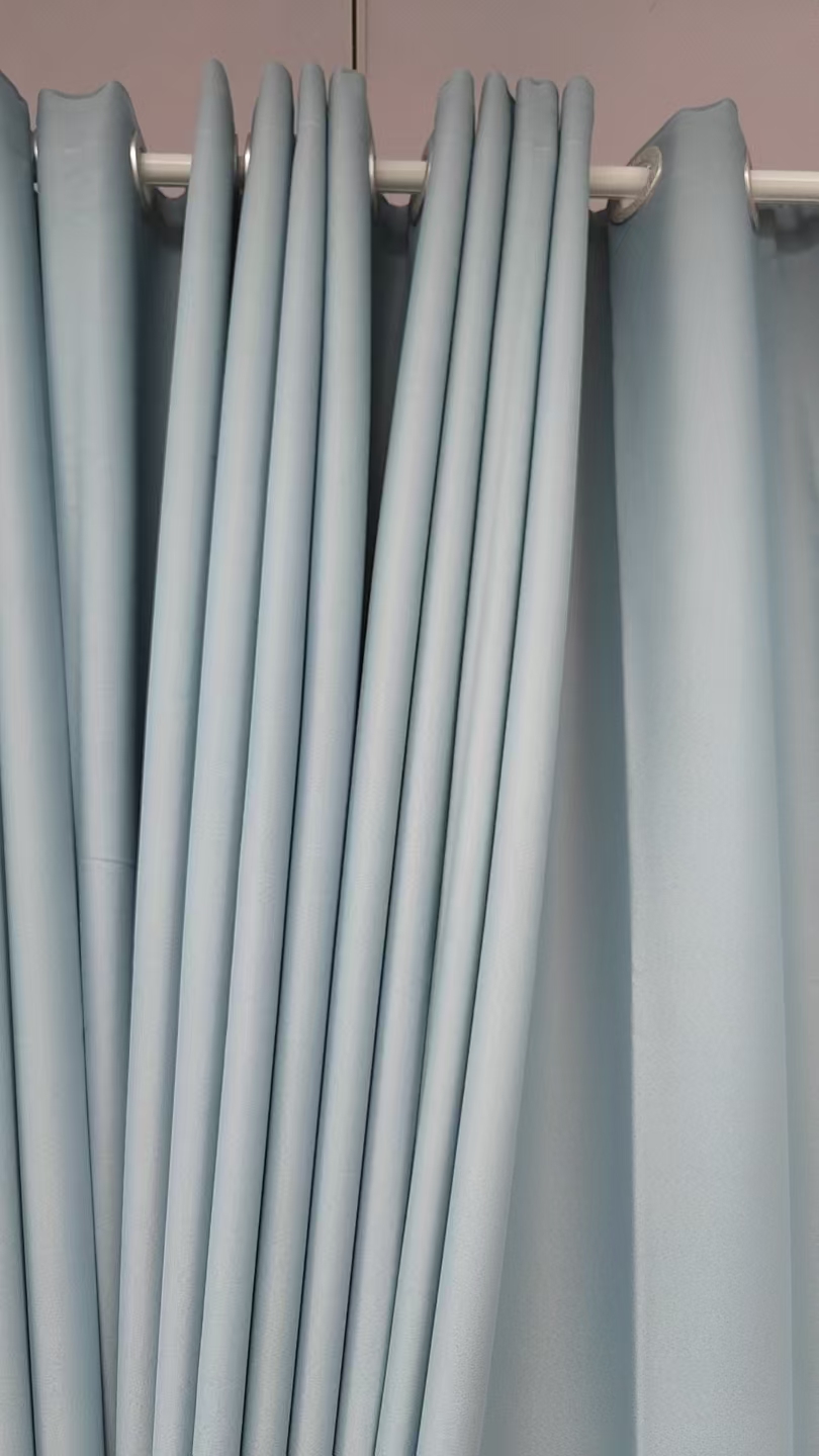 轻奢简约【短绒蓝】5成品窗帘