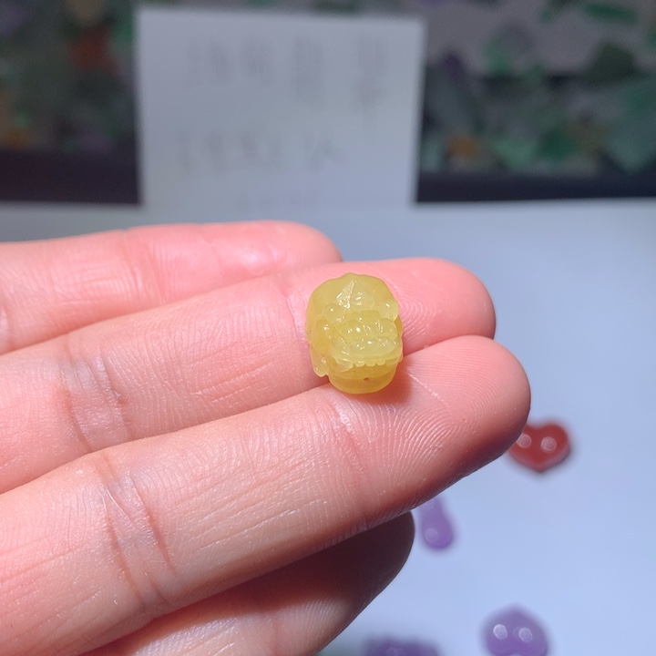 我***福翡翠未镶嵌颈饰挂件