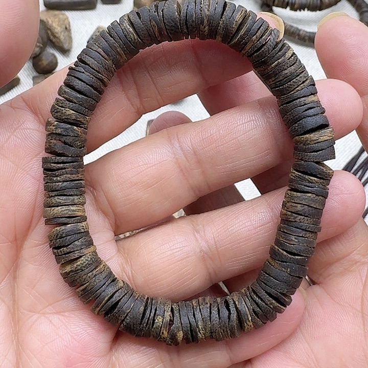 沉香沉香碎屑08沉水片片珠9.5克