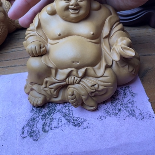 高***厂紫砂茶宠紫砂米勒微瑕