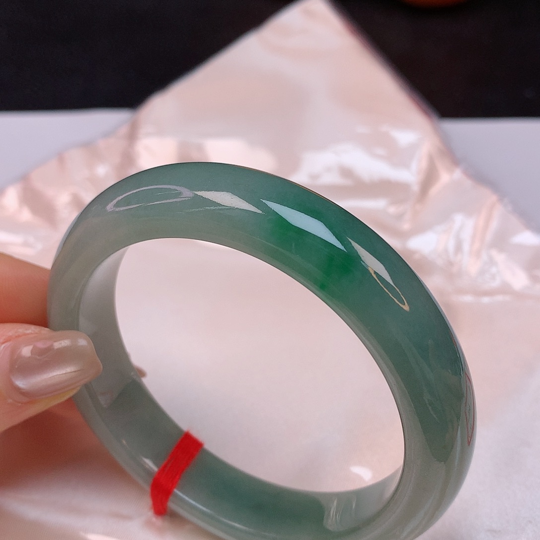 【闪购商品】翡翠手镯未镶嵌Q57翡翠手镯