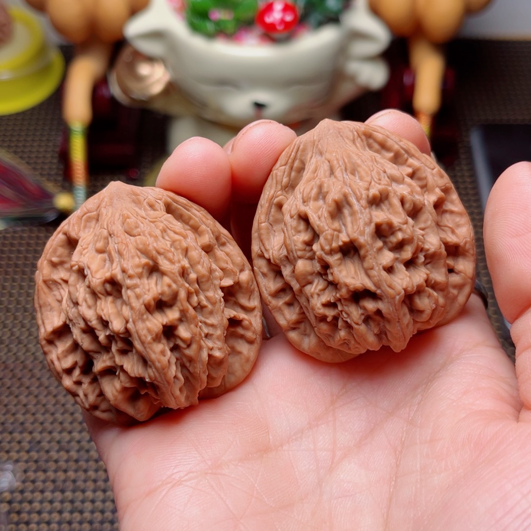 吊坠文玩核桃虎头43