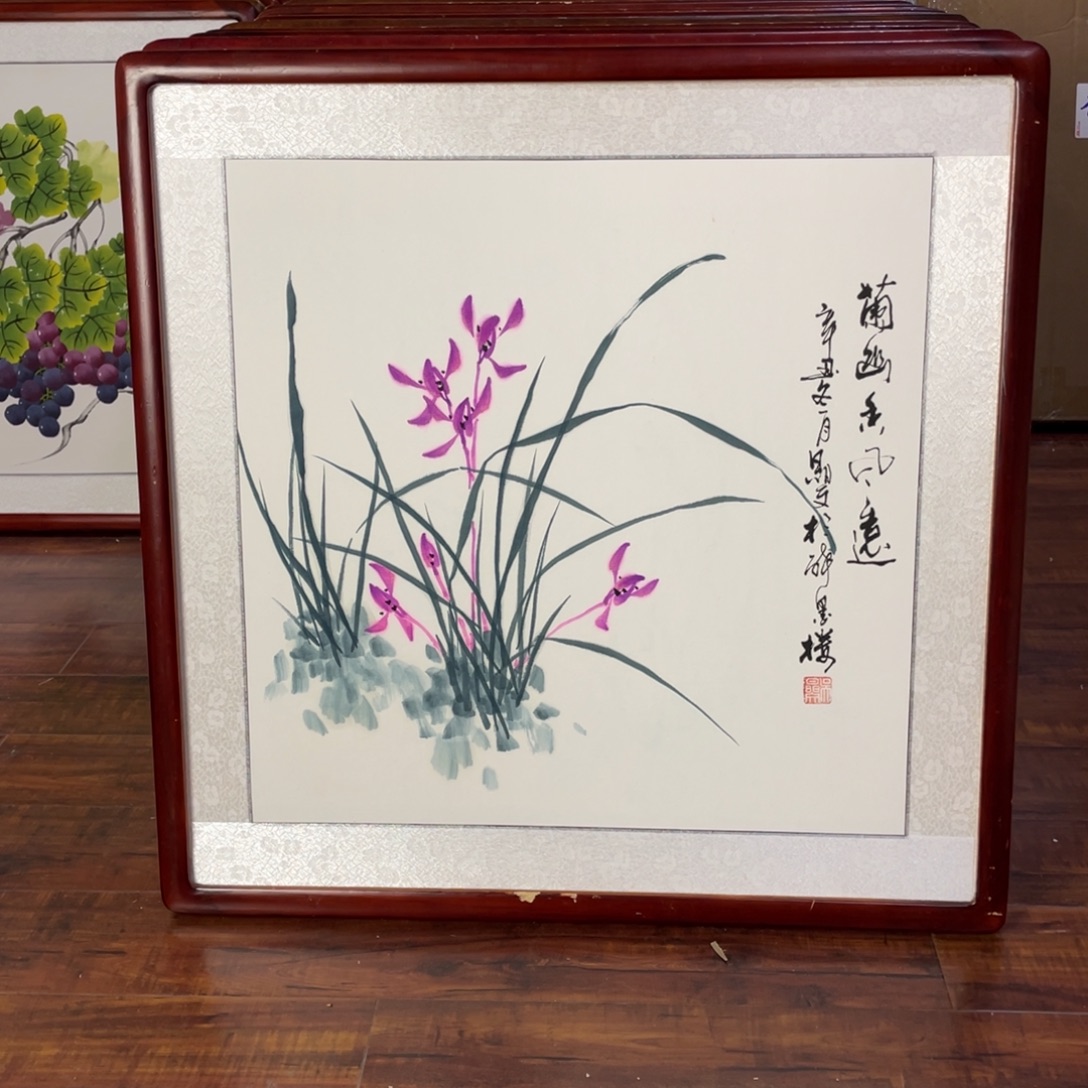 国画带框尺寸63*63厘米