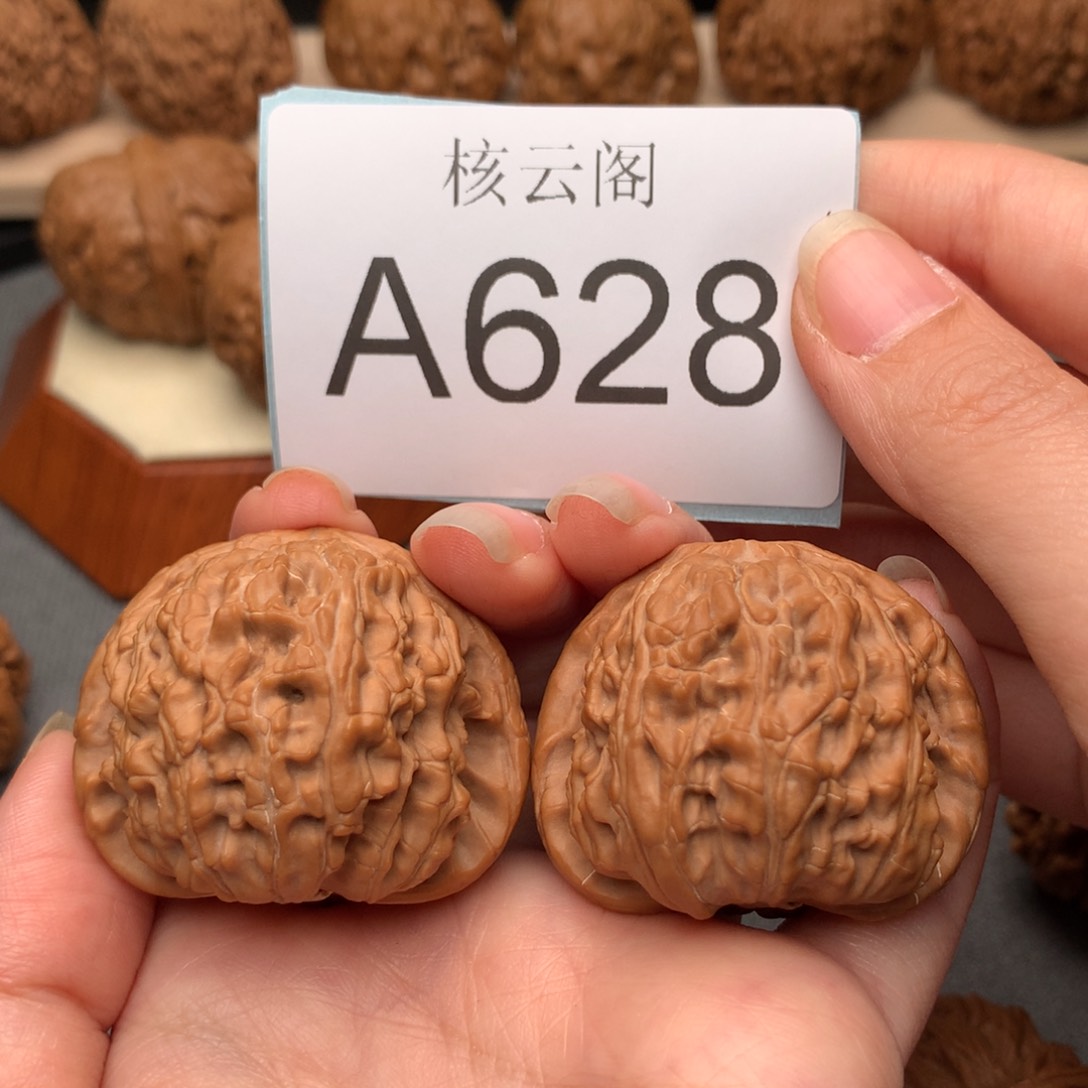 文玩核桃把件42白狮子