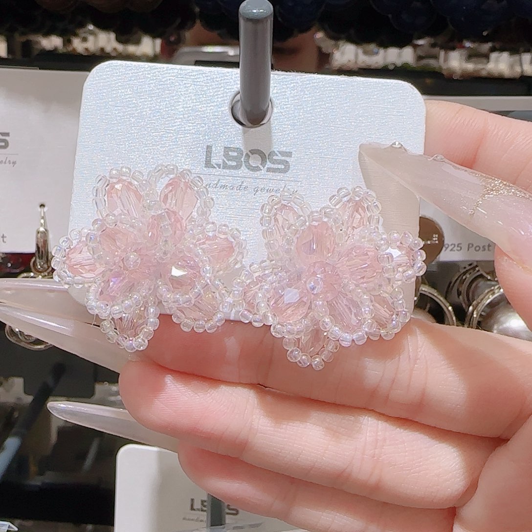 锆石铜合金925银耳环