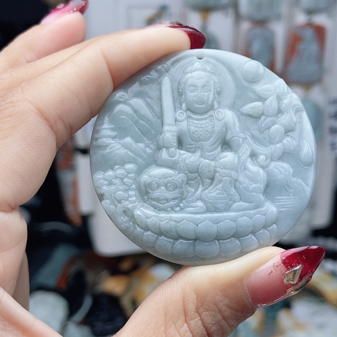 翡翠颈饰14K金镶嵌翡翠