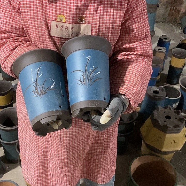 紫砂花盆紫砂花盆