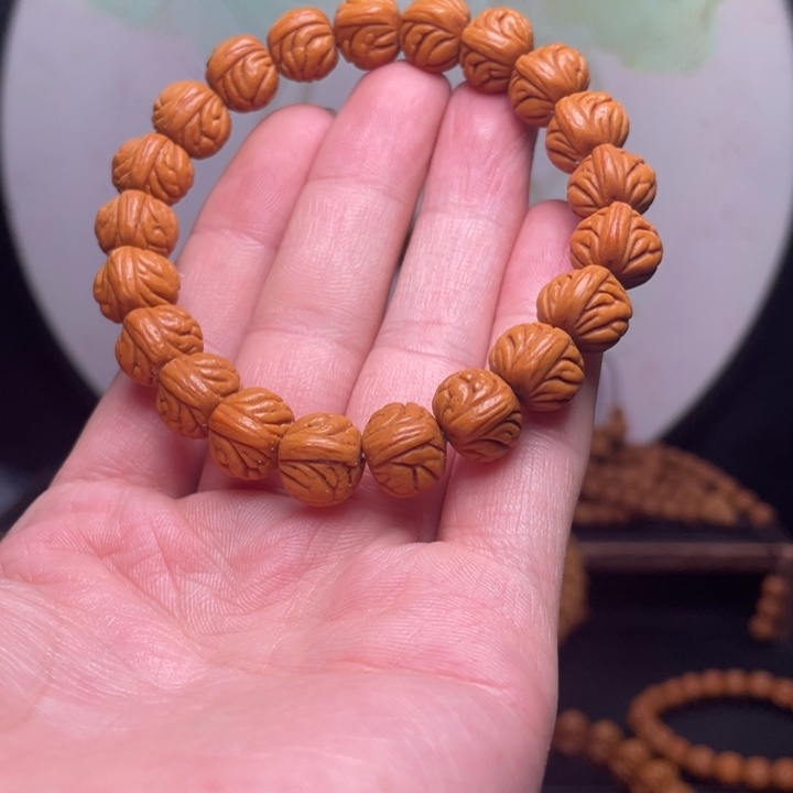 桃核手串12暴龙火焰手串