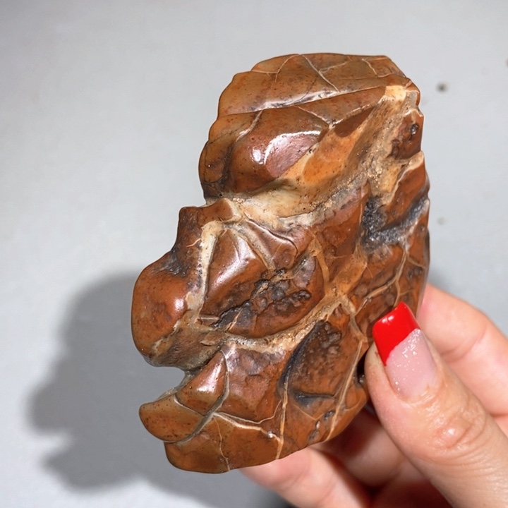 玛瑙/玉髓车挂合金牛****藏309