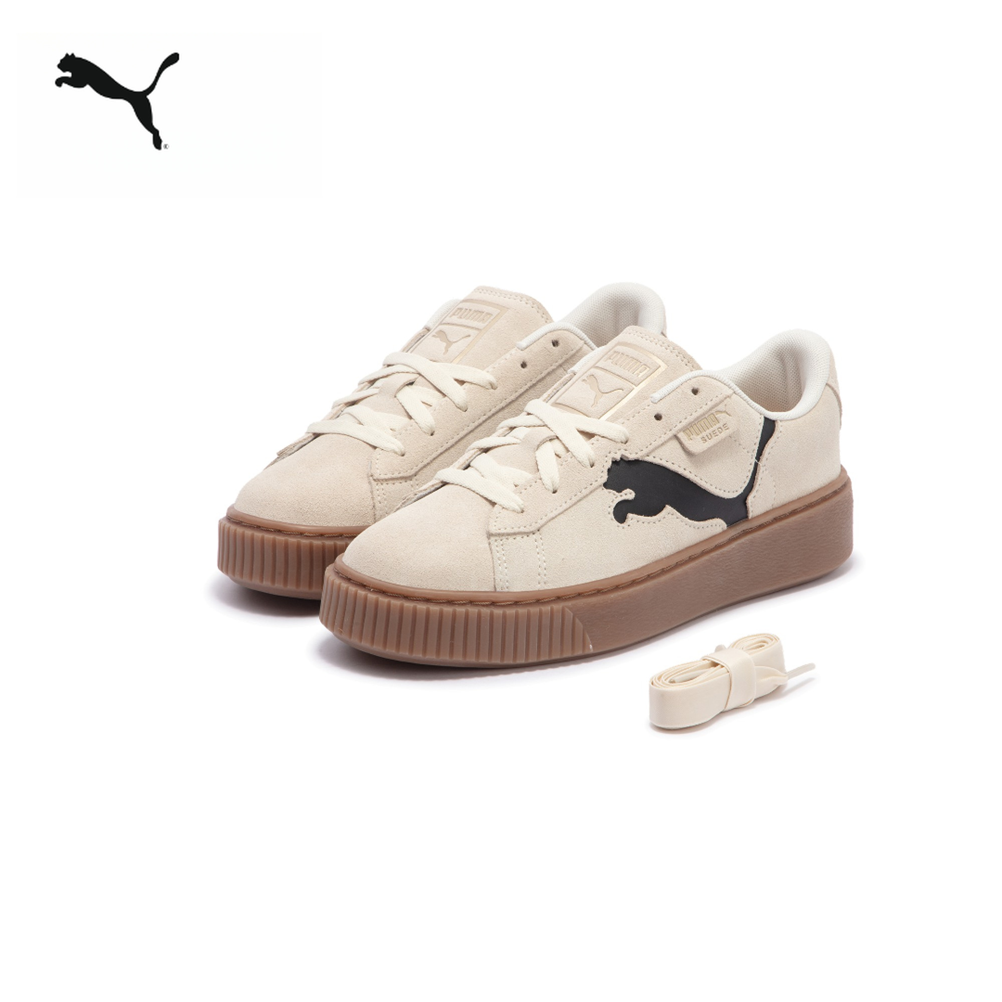 PUMA彪马官方 复古百搭经典低帮休闲鞋 SUEDE PLATFORM 397233