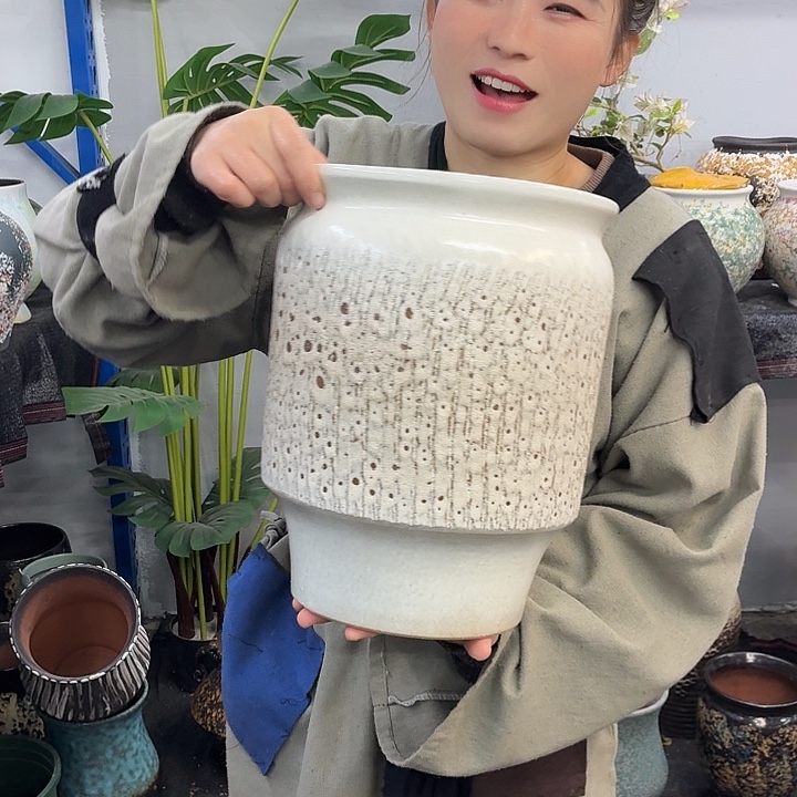24×31 -粗陶花盆有孔-买买买