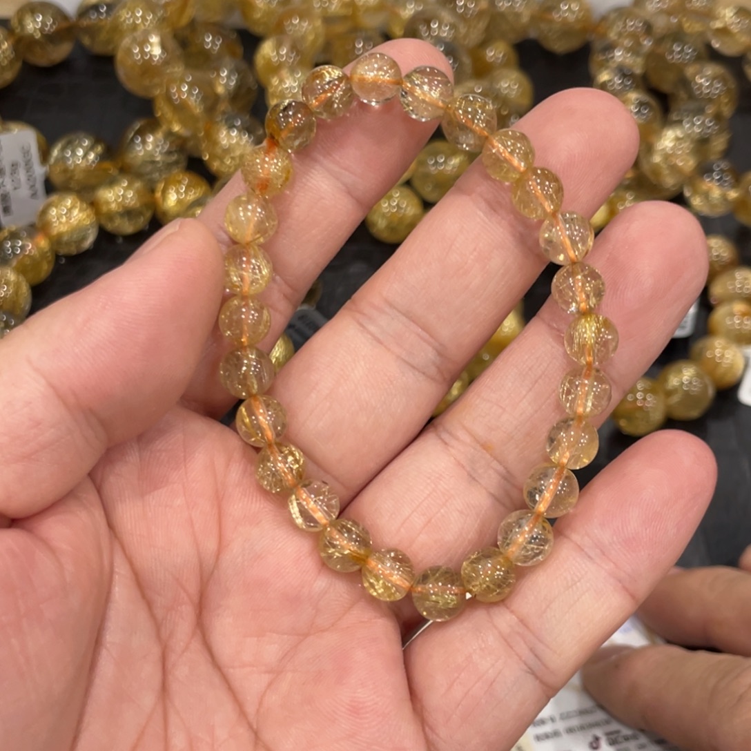 水晶手链未镶嵌e51发晶