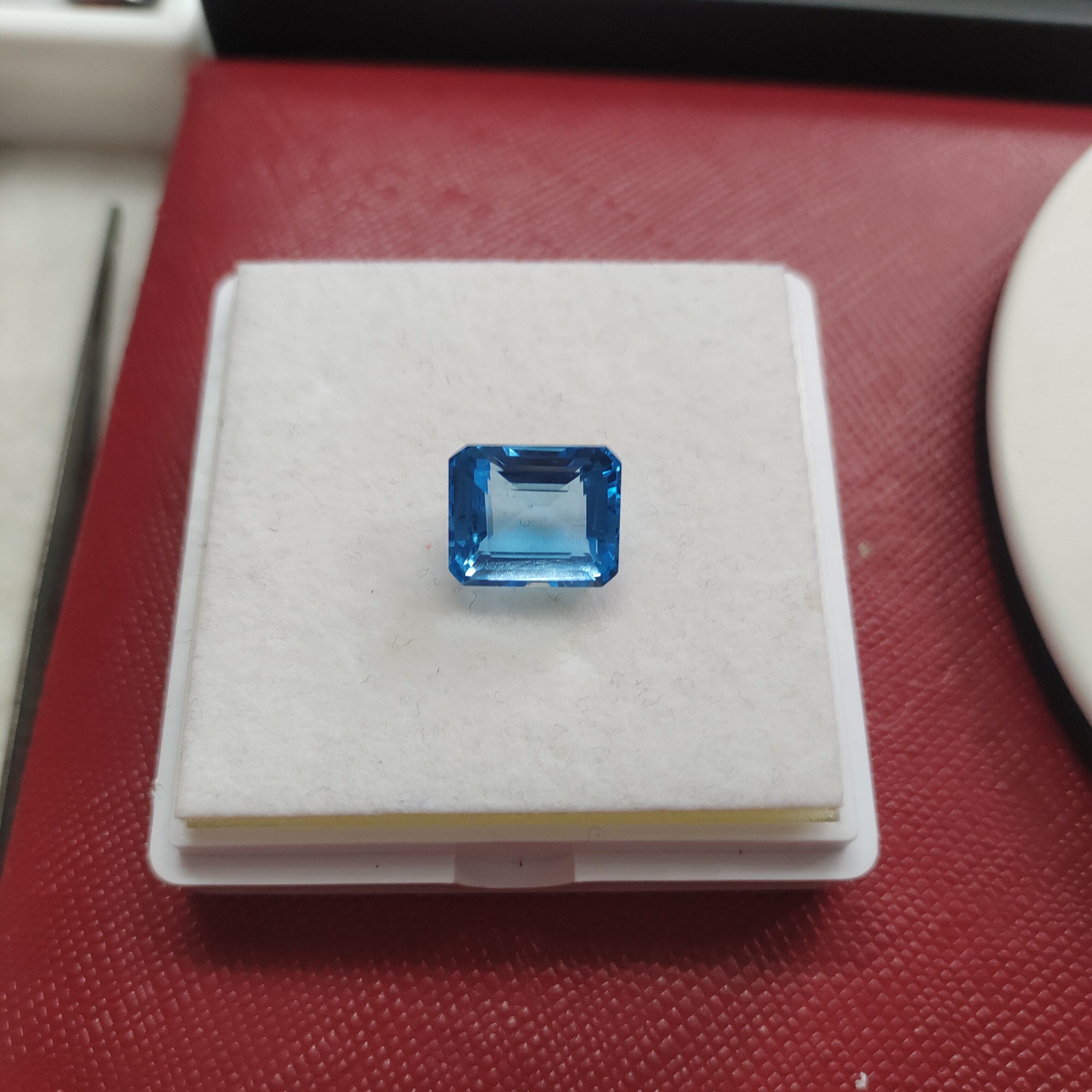 放漏价精美瑞士蓝9.5×11.3mm托帕