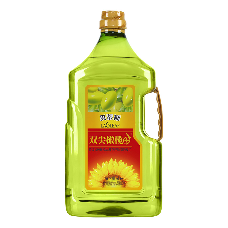 BETIS/贝蒂斯葵花籽橄榄调和油4L桶装含特级初榨炒菜健身食用油
