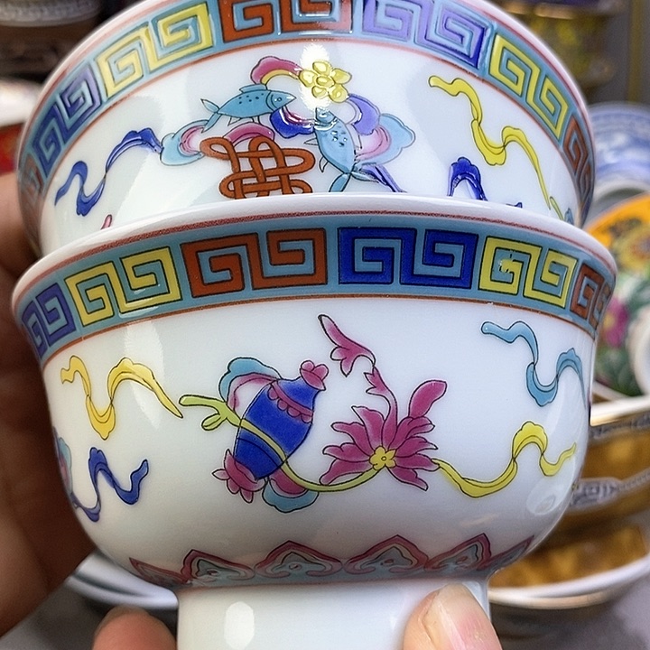 景德镇陶瓷藏式茶碗