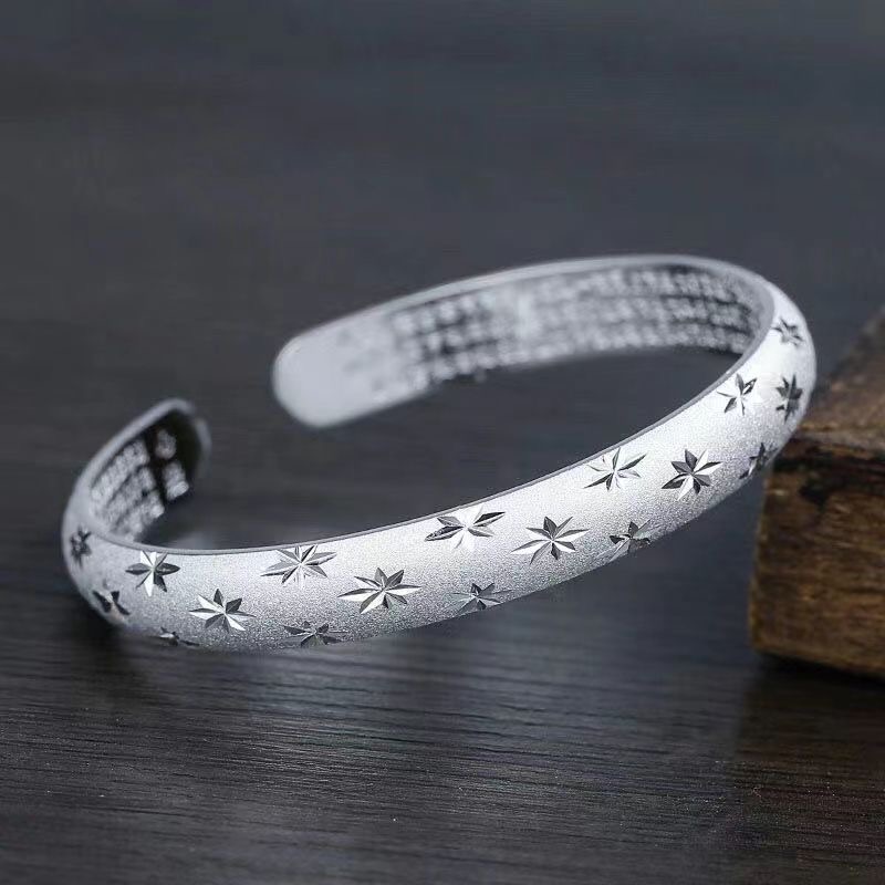 925银手镯 925银满天星手镯 lyq