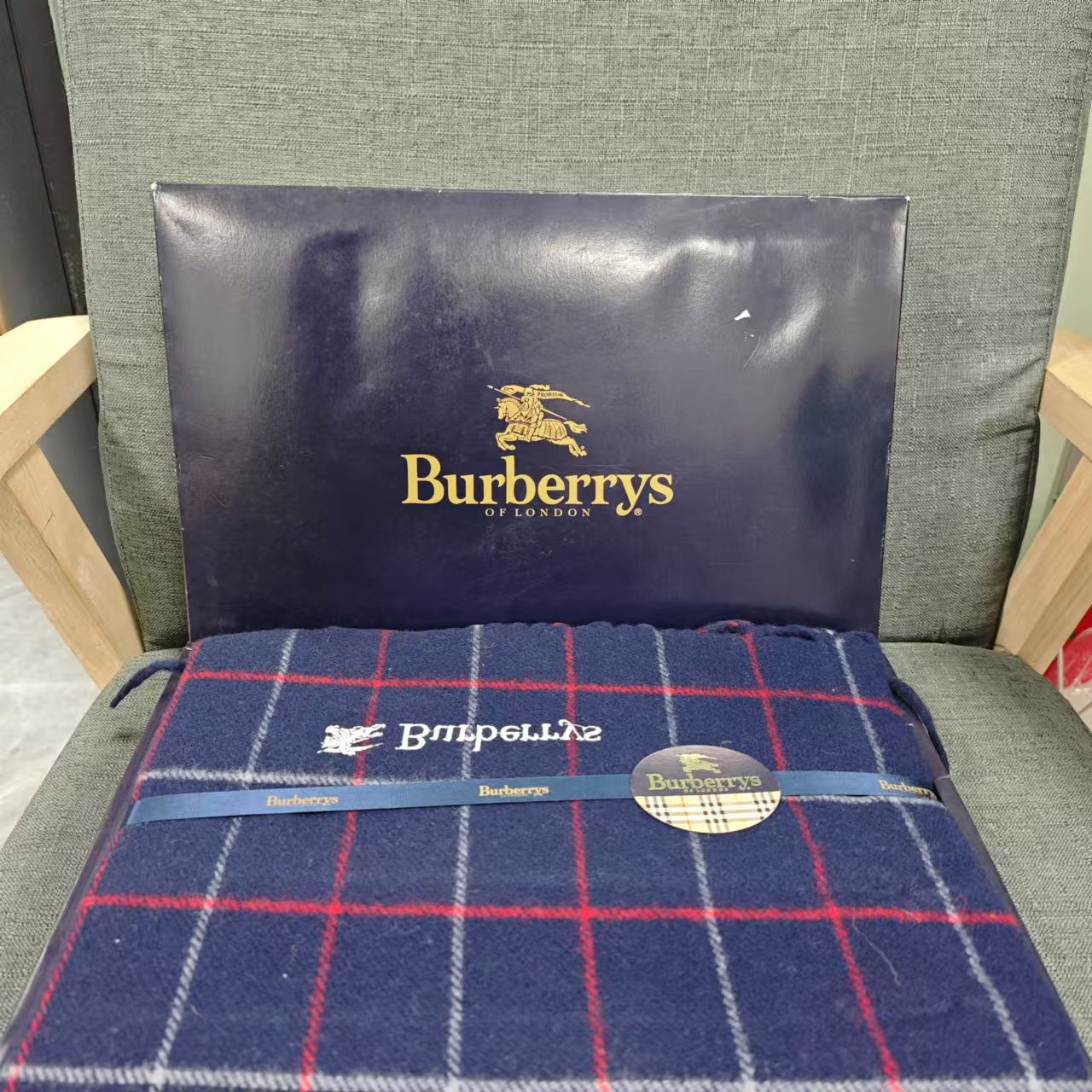 95新 BURBERRY/博柏利 乱乱子中古/围巾/92099