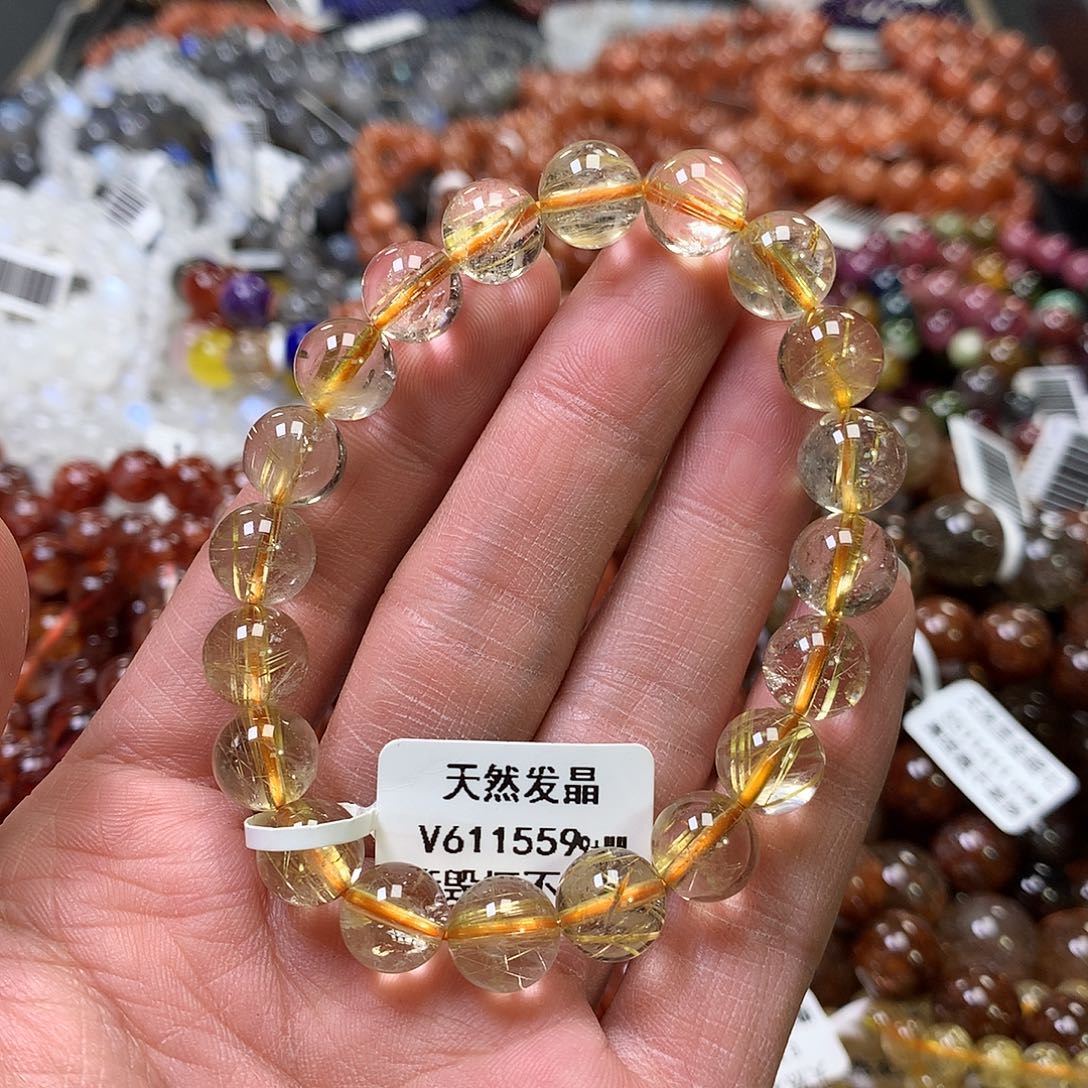 水晶手链未镶嵌，