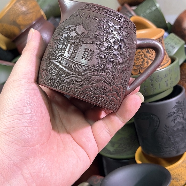 茶杯紫砂全手工紫砂主人杯