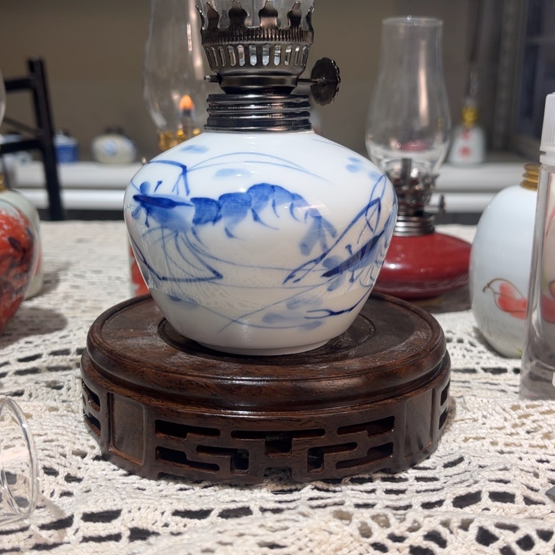 摆件景德镇陶瓷香薰灯