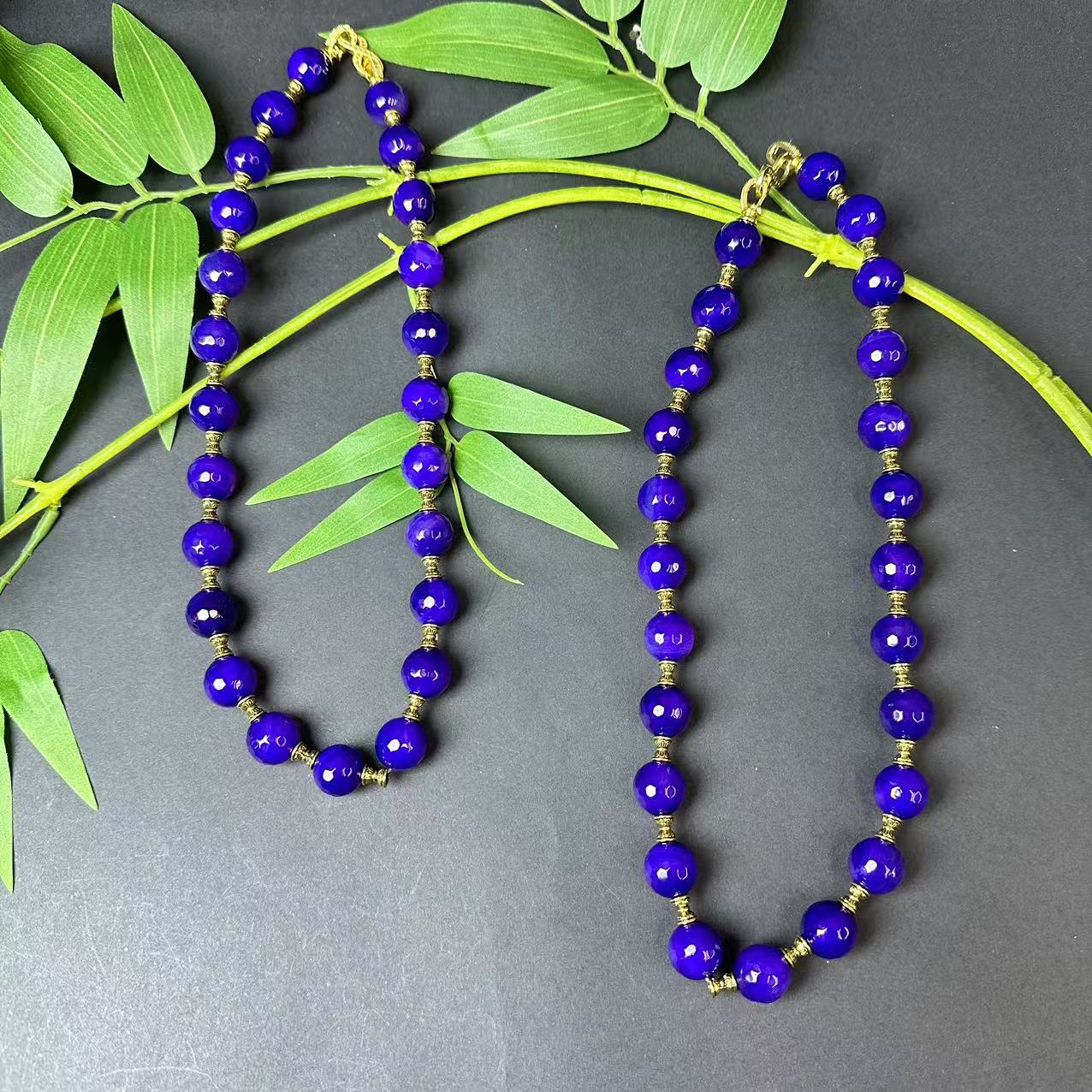 高定珠宝时尚设计款菱形切割紫杉醇玛瑙妈妈链-多样性发其一-x549