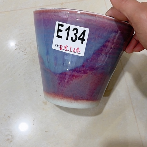 红陶景德镇手工制作花盆-无孔