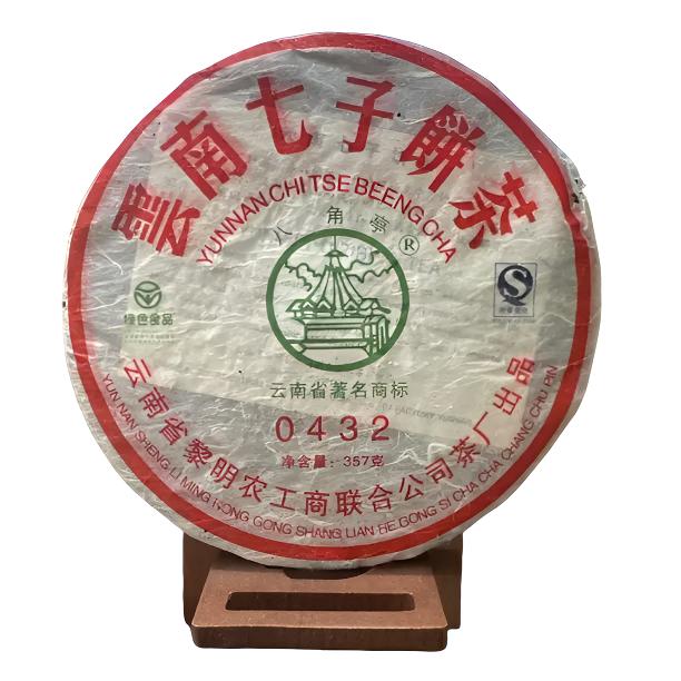 【童掌柜】2007年黎明茶厂0432.普洱茶生茶，广东干仓357g/饼