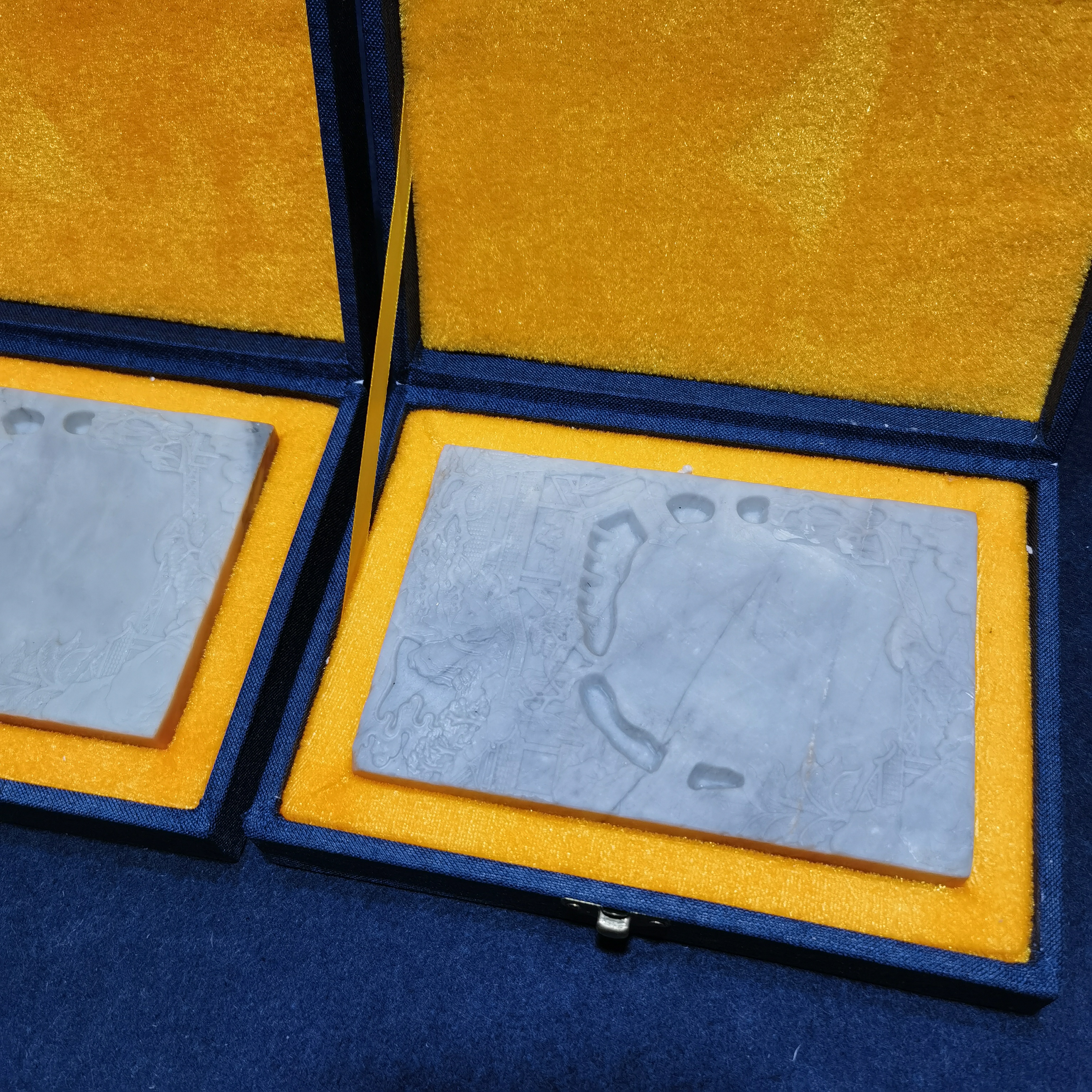 【6寸兰亭白端】大风堂广东肇庆书法国画作品端砚