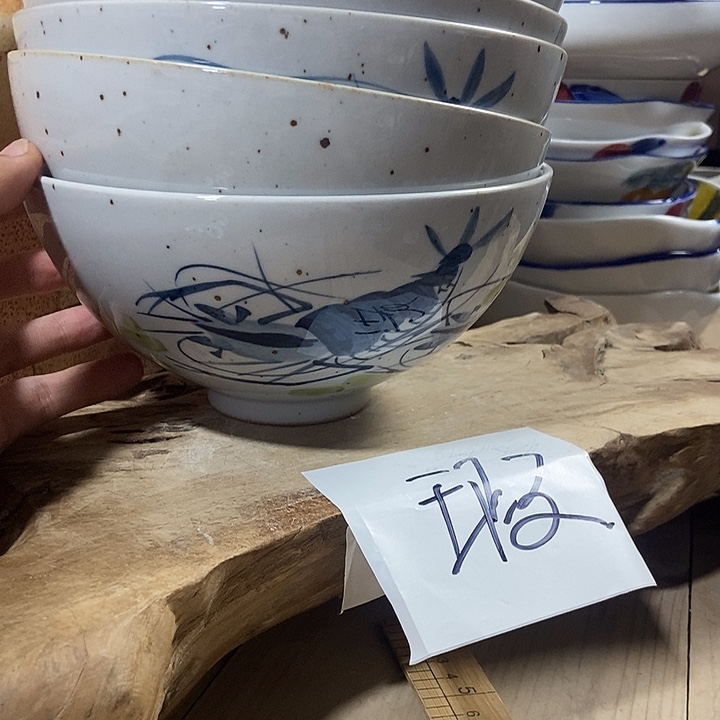 其***糖暇疵景德镇手绘高温釉下彩