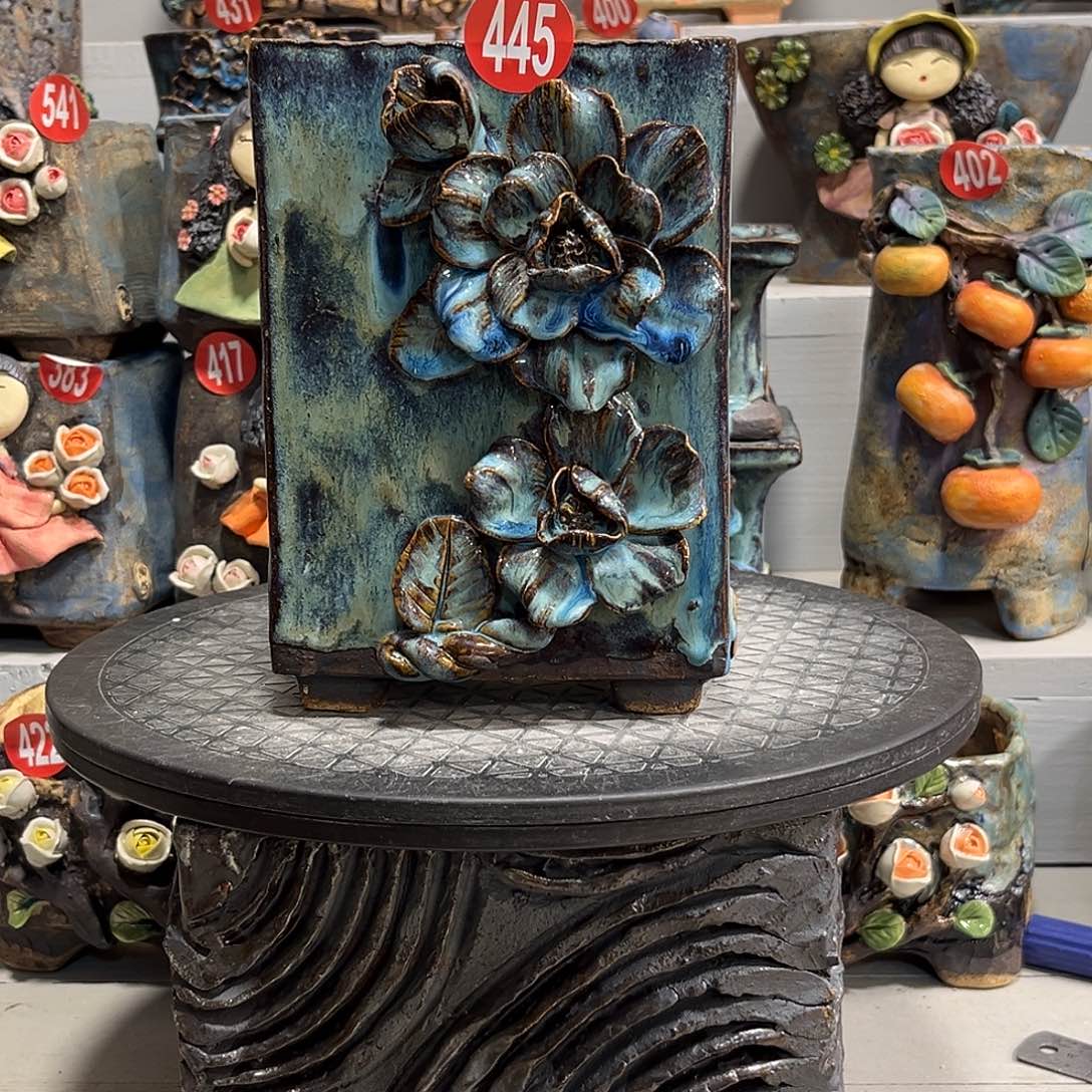 微瑕445 号陶然花器手工花盆