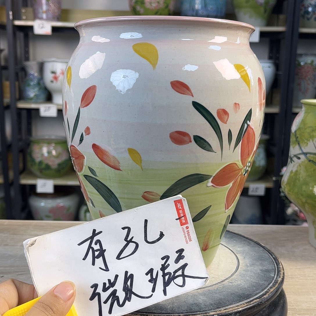 罐1xc景德镇陶瓷花盆