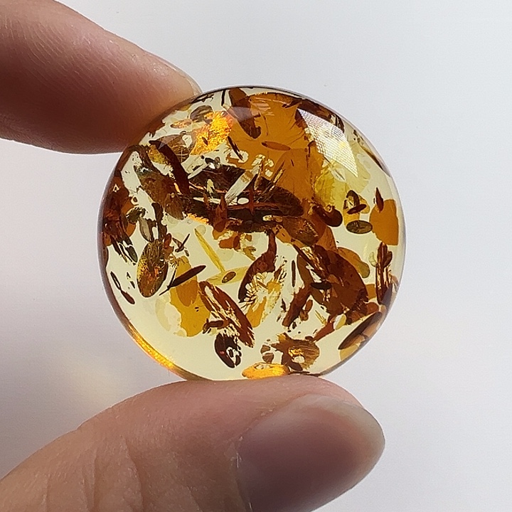 琥珀（花珀）未镶嵌颈饰