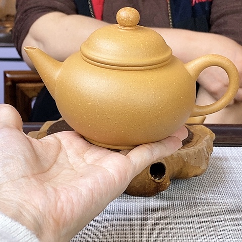 紫砂茶壶宜兴黄金段200cc