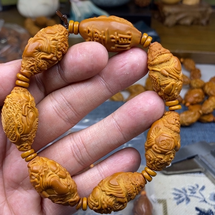 橄榄核手串/手链橄榄核雕工艺手串